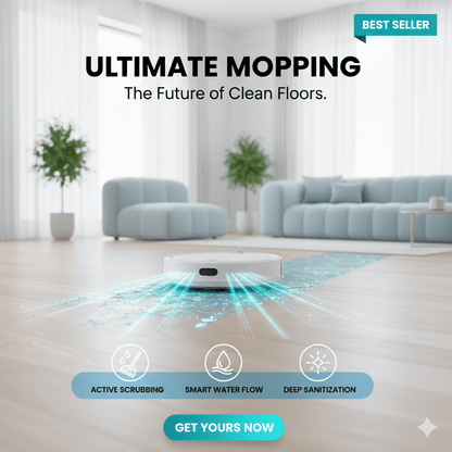 CleanBuddy™ 4-in-1 Smart Robot Vacuum & Mop