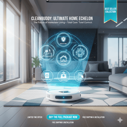 CleanBuddy™ 4-in-1 Smart Robot Vacuum & Mop